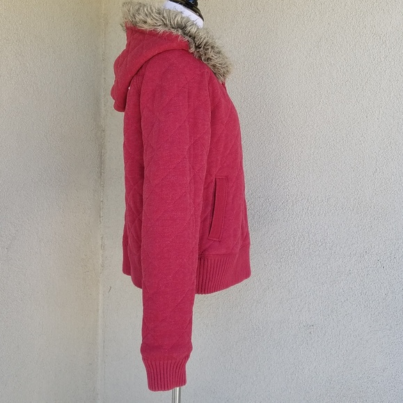 [SOLD] Pink Victoria's Secret Zip Up Jacket - Picture 4 of 8